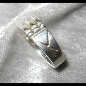 BAGUE ATLANTE Premi�re- PROTECTION - Argent 925