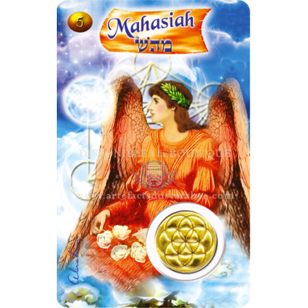 A05- Carte Ange de Naissance MAHASIAH (10-14 Avril) + Médaille A05- Carte Ange de Naissance MAHASIAH (10-14 Avril) + Médaille