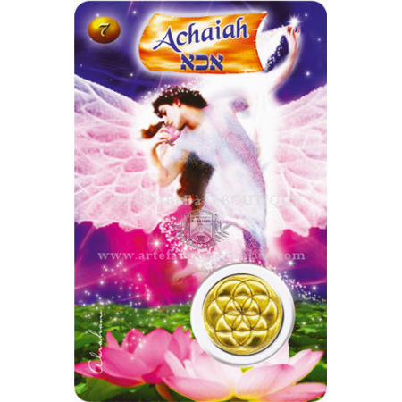 A07- Carte Ange de Naissance ACHAIAH (21-25 Avril) + Médaille A07- Carte Ange de Naissance ACHAIAH (21-25 Avril) + Médaille