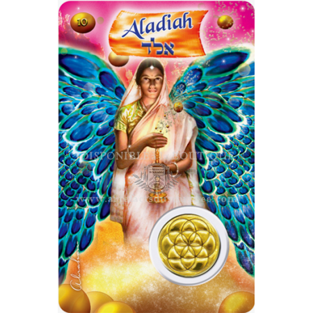 A10- Carte Ange de Naissance ALADIAH (6-10 Mai) + Médaille A10- Carte Ange de Naissance ALADIAH (6-10 Mai) + Médaille