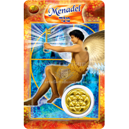 A36- Carte Ange de Naissance MENADEL (18-23 Sept.) +Médaille
