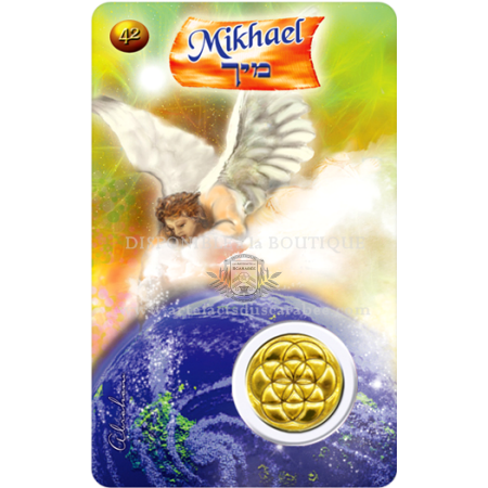 A42- Carte Ange de Naissance MIKHAËL (19-23 Octobre) +Médaille A42- Carte Ange de Naissance MIKHAËL (19-23 Octobre) +Médaille