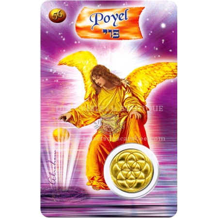 A56- Carte Ange de Naissance POYEL (23-31 Décembre) +Médaille