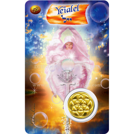 A58- Carte Ange de Naissance YEIALEL (6-10 Janvier) +Médaille A58- Carte Ange de Naissance YEIALEL (6-10 Janvier) +Médaille