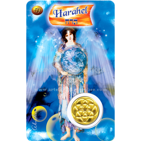 A59- Carte Ange de Naissance HARAEL (11-15 Janvier) +Médaille A59- Carte Ange de Naissance HARAEL (11-15 Janvier) +Médaille