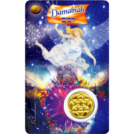 A65- Carte Ange de Naissance DAMABIAH (10-14 Février) +Médaille A65- Carte Ange de Naissance DAMABIAH (10-14 Février) +Médaille