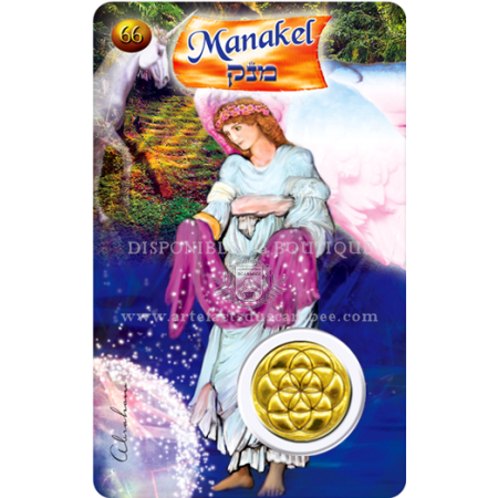 A66- Carte Ange de Naissance MANAKEL (15-19 Février) +Médaille A66- Carte Ange de Naissance MANAKEL (15-19 Février) +Médaille