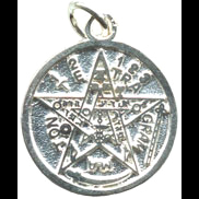 Pentacle TETRAGRAMMATON (Pendentif "Protection Divine")