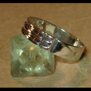 BAGUE ATLANTE LOUXOR (Louksor) *Classique "�troite" - Argent 925