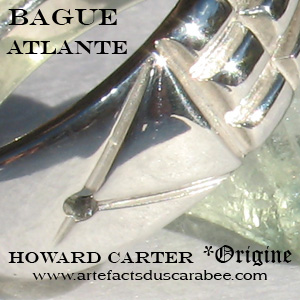 Profil de la Bague Atlante Howard Carter *Origine 