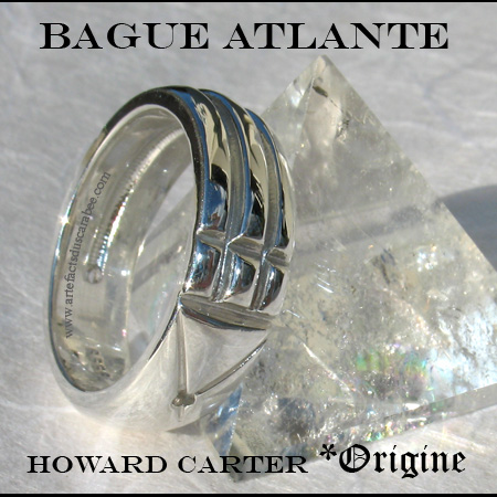 BAGUE ATLANTE HOWARD CARTER *Origine - Argent Pur 9999+