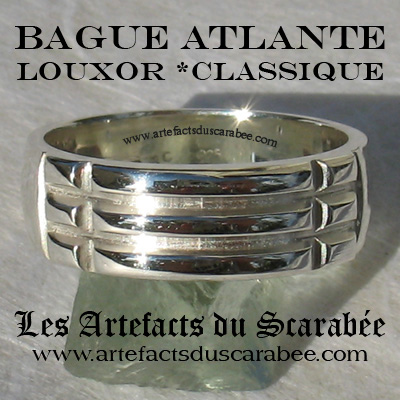 BAGUE ATLANTE LOUXOR (Louksor) *Classique - Argent 925