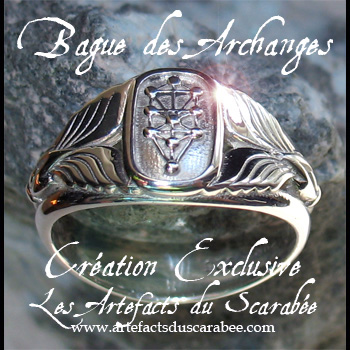 BAGUE des ARCHANGES (Homme) - Protection & Guidance (Argent 925)