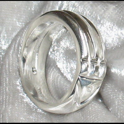 BAGUE ATLANTE - HOWARD CARTER - PROTECTION - Argent Pur 9999+