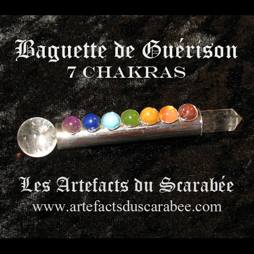 Baguette de Gu�rison "Harmonisation 7 Chakras" - (Petite)