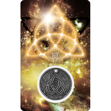 Carte TALISMAN - Amulette Triquetra Celtique