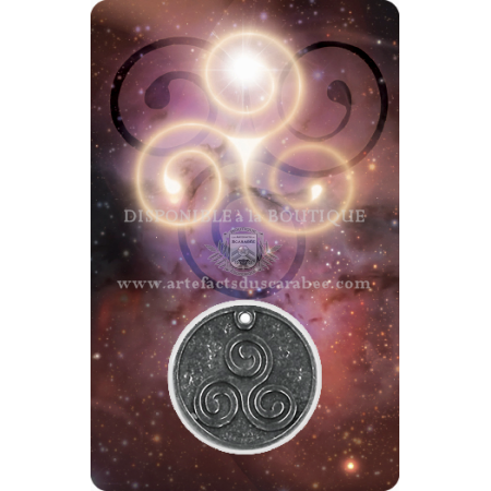 Carte TALISMAN - Amulette Triskelion Carte TALISMAN - Amulette Triskelion