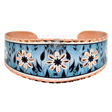 Bracelet en Cuivre - FLEURS COSMIQUES 03 Bracelet en Cuivre - FLEURS COSMIQUES 03
