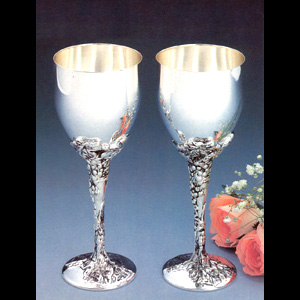 Coupes Rituelles (2) "Vignes Elfiques" Finition Argent Antique