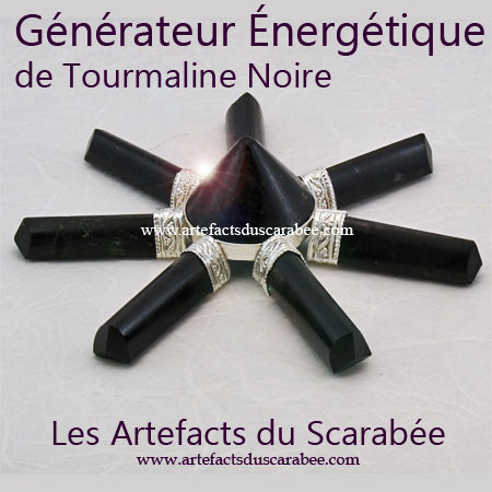 Générateur/Activateur Énergétique de Tourmaline Noire