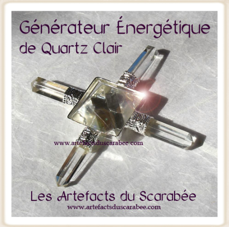 Générateur/Activateur Énergétique de Quartz Clair