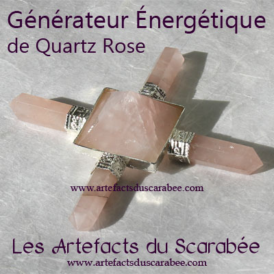 Générateur/Activateur Énergétique de Quartz Rose