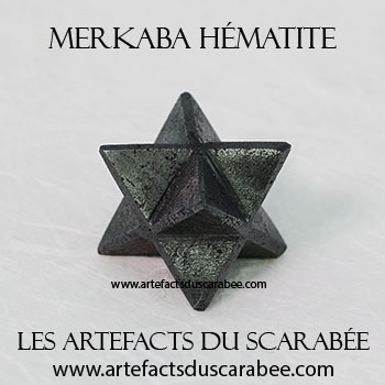 Étoile Merkaba Hématite (20mm) - Magnétisme & Ancrage