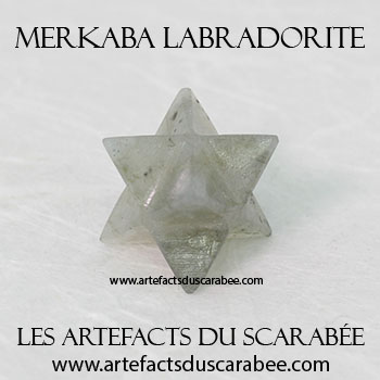 Étoile Merkaba Labradorite A (20-25mm) - Pouvoirs Psychiques