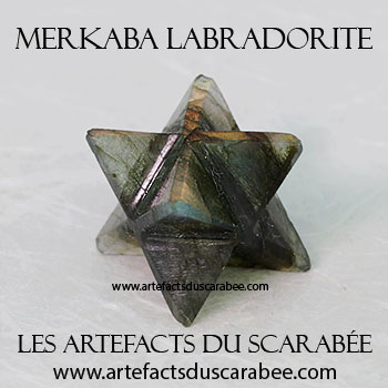 Étoile Merkaba Labradorite AA (20-25mm) - Pouvoirs Psychiques