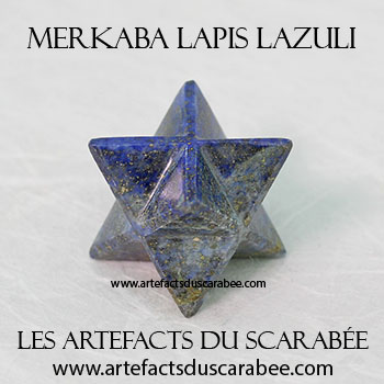 Étoile Merkaba Lapis Lazuli A (20-25mm) - Pouvoirs Psychiques