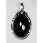 Miroir Magique d'Obsidienne - Talisman de Protection  - �tain