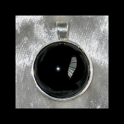 Miroir Magique d'Obsidienne - Calendrier Azt�que-Maya (18mm)