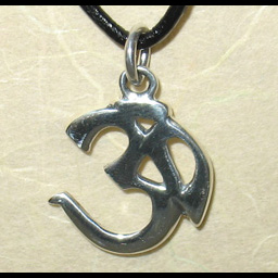 Pendentif OM (AUM) *02 - Vibration Primordiale (Sterling)