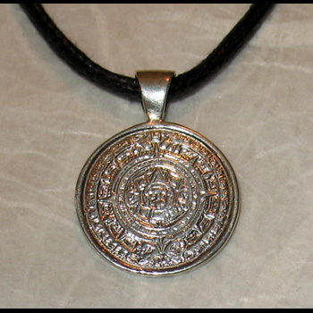Pendentif "Calendrier Maya-Azt�que" (Sterling 925)