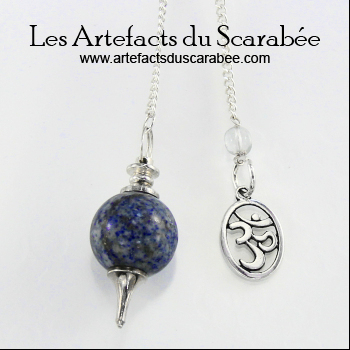Pendule Séphoroton de Lapis Lazuli + Om (Vibration Primordiale) Pendule Séphoroton de Lapis Lazuli + Om (Vibration Primordiale)