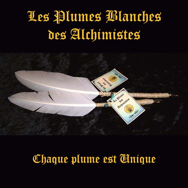 Plume des Alchimistes avec Plume d'Oie (Blanche)