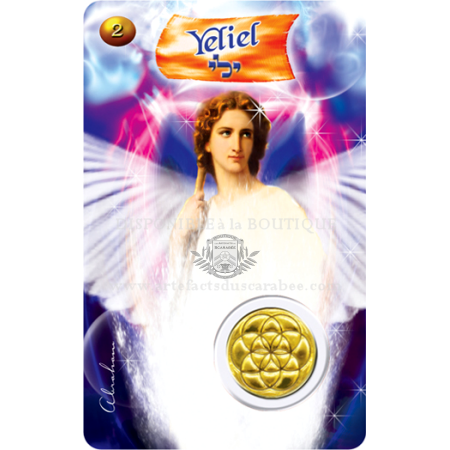 A02- Carte Ange de Naissance YELIEL (26-30 Mars) + Médaille
