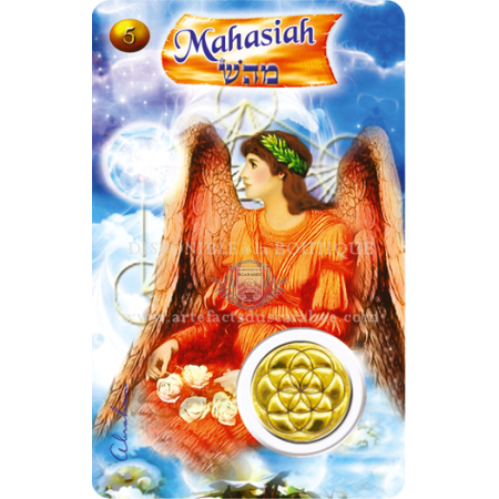 A05- Carte Ange de Naissance MAHASIAH (10-14 Avril) + Médaille