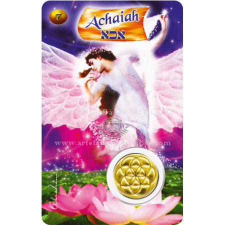 A07- Carte Ange de Naissance ACHAIAH (21-25 Avril) + Médaille