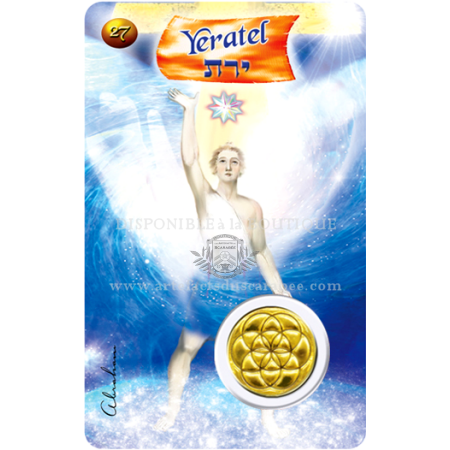 A27- Carte Ange de Naissance YERATEL (2-6 Août) + Médaille