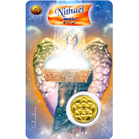 A54- Carte Ange de Naissance NITHAËL (17-21 Décembre) + Médaille