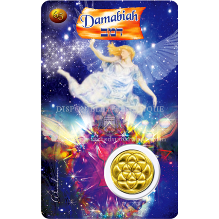A65- Carte Ange de Naissance DAMABIAH (10-14 Février) +Médaille