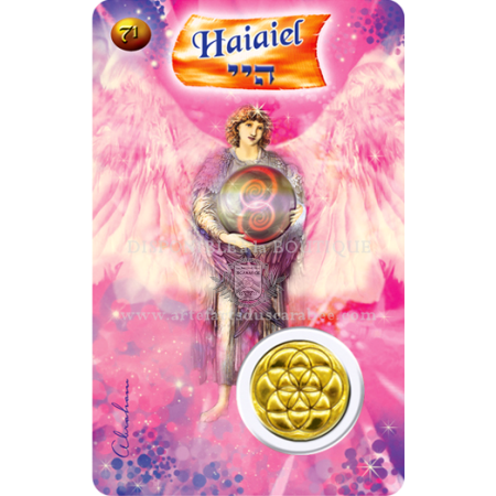 A71- Carte Ange de Naissance HAIAIEL (11-15 Mars) +Médaille