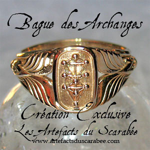B- BAGUE des ARCHANGES (Femme) *Création AUTHENTIQUE -Bronze100%