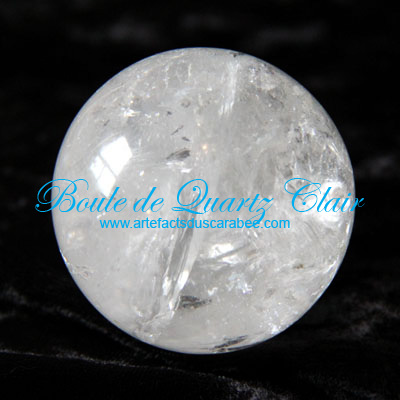 A- Boule de Cristal de Quartz Clair 067mm/400g (Catég. AA) A- Boule de Cristal de Quartz Clair 067mm/400g (Catég. AA)