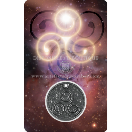Carte TALISMAN - Amulette Triskelion