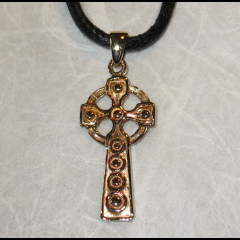 Pendentif Croix Celtique - Christianisme Irlandais -Bronze
