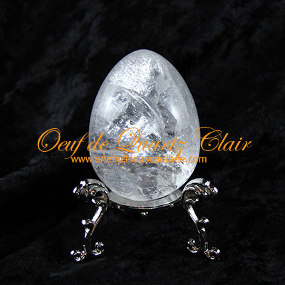 Oeuf de Quartz Clair ± 118g - Amplificateur Puissant & Guérison Oeuf de Quartz Clair ± 118g - Amplificateur Puissant & Guérison