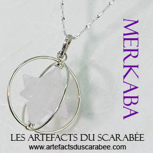 Pendentif Merkaba de Quartz Clair Laiteux (Guérison et + ) Pendentif Merkaba de Quartz Clair Laiteux (Guérison et + )