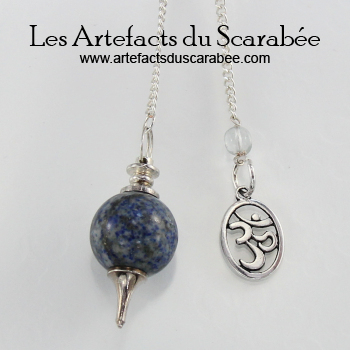 Pendule Séphoroton de Lapis Lazuli + Om (Vibration Primordiale) Pendule Séphoroton de Lapis Lazuli + Om (Vibration Primordiale)